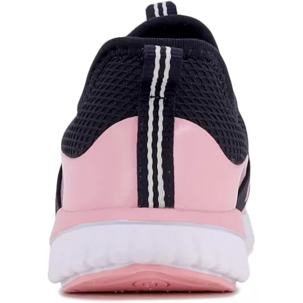 Nautica Youth Girls SlipOn Athletic Sneakers  Stylish Running and Tennis Shoes for Little and Big KidsTuvanavy Peony Pink