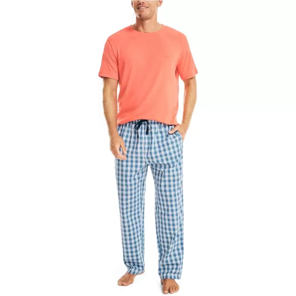 Nautica mens Plaid Sleep PantBlue Tide