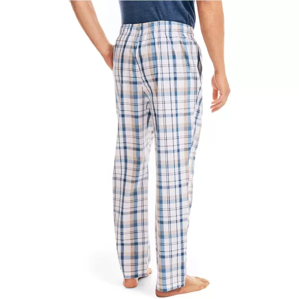 Nautica mens Plaid Sleep PantBright White