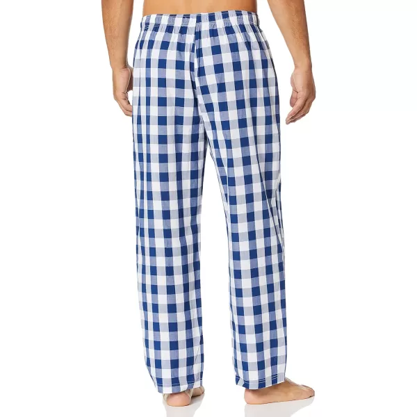 Nautica mens Soft Woven 100 Cotton Elastic Waistband Sleep Pajama PantBlue Depths