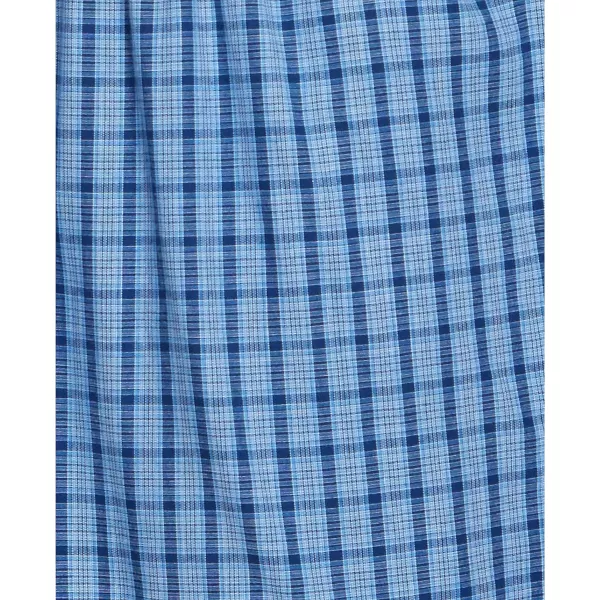 Nautica mens Soft Woven 100 Cotton Elastic Waistband Sleep Pajama PantFrench Blue