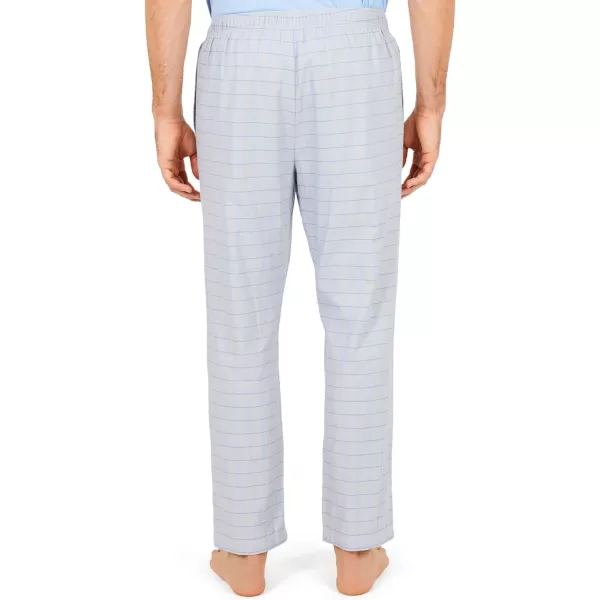 Nautica mens Soft Woven 100 Cotton Elastic Waistband Sleep Pajama PantGrey