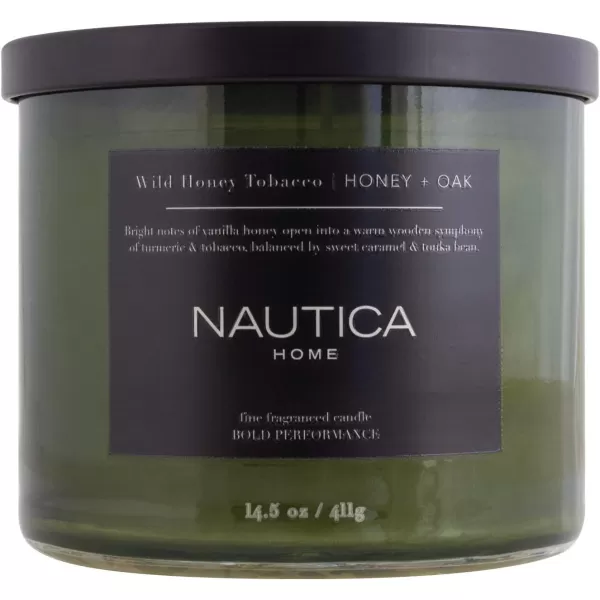 Wild Honey  Tobacco by Nautica Luxury Soy Wax CandleWild Honey  Tobacco by Nautica Luxury Soy Wax Candle