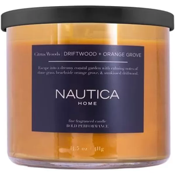 Citrus Woods by Nautica Luxury Soy Wax CandleCitrus Woods by Nautica Luxury Soy Wax Candle