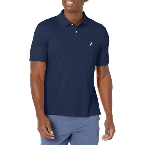 Mens Classic Fit Interlock PoloNavy