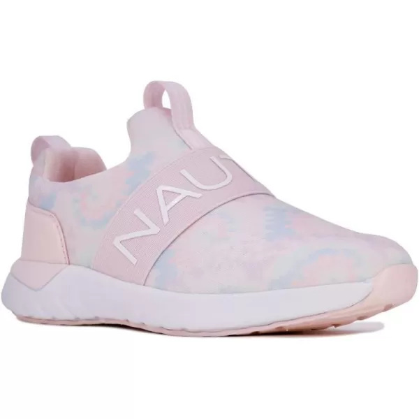 NAUTICA Kids Girls Youth Athletic Fashion Sneakers  SlipOn Style for Little Kids and Big KidsPale Tie Dye