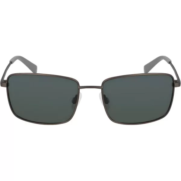 NAUTICA Mens N102sp Rectangular SunglassesMatte Gunmetal