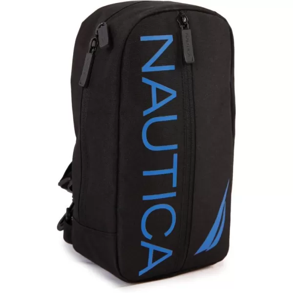 NAUTICA Unisexs Sling Bag NavyYellowBlack Blue