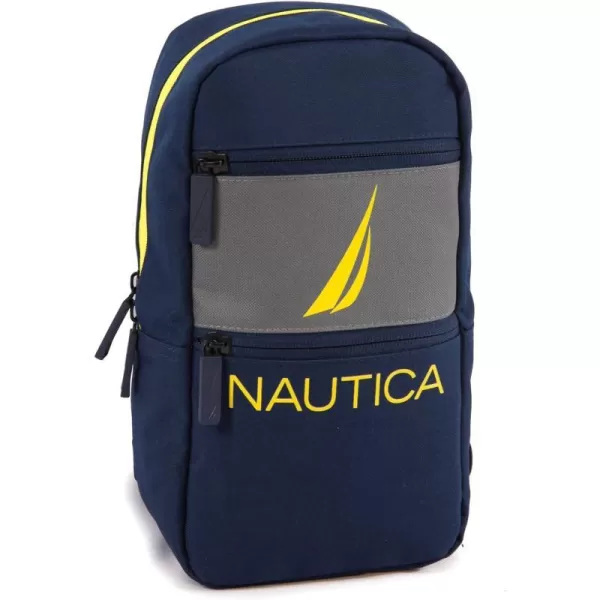 NAUTICA Unisexs Sling Shoulder Bag Navy YellowNavy Yellow