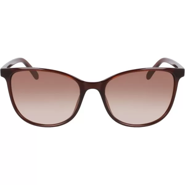 NAUTICA Womens N2243s Rectangular SunglassesCrystal Brown