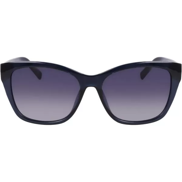 NAUTICA Womens N903sp Cat Eye SunglassesBlue Crystal