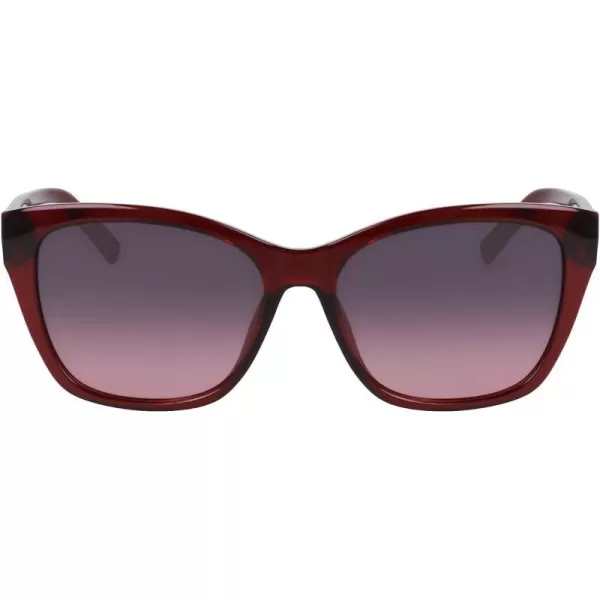 NAUTICA Womens N903sp Cat Eye SunglassesBurgundy Crystal