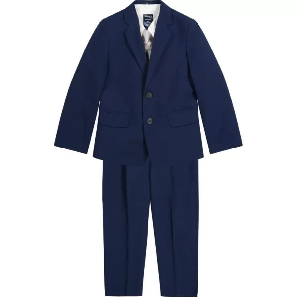 Nautica Baby Boys 4Piece Tuxedo with Dress Shirt Bow Tie Jacket and PantsBright Blue