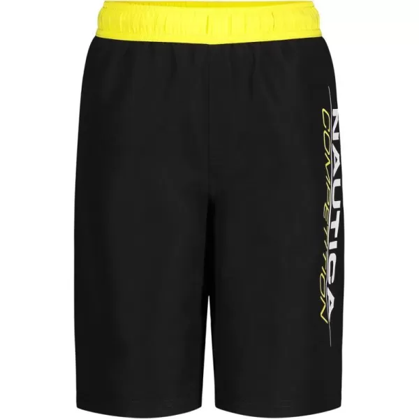 Nautica Boys Competition Swim Trunk with UPF 50 Sun ProtectionBlack