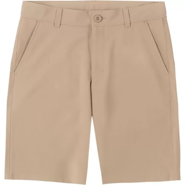 Nautica Boys School Uniform Flat Front Twill ShortKhaki