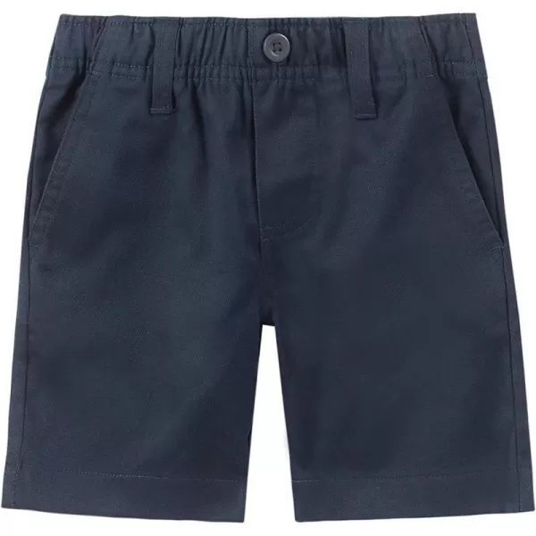 Nautica Boys School Uniform Flat Front Twill ShortNavyPullon