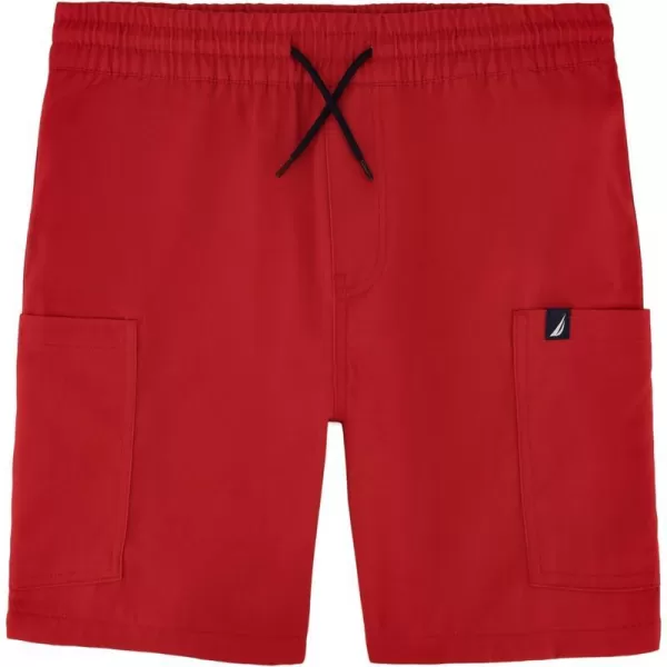 Nautica Boys Stretch Pullon Cargo Shorts Drawstring ClosureCardinal