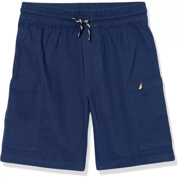 Nautica Boys Stretch Pullon Cargo Shorts Drawstring ClosureJ Navy Fc02