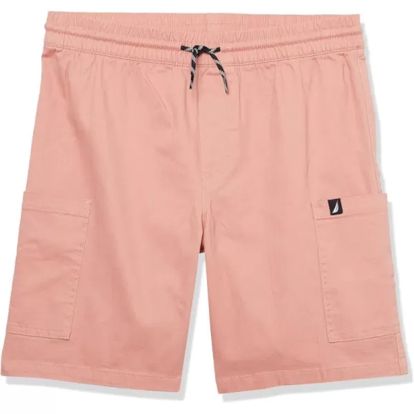 Nautica Boys Stretch Pullon Cargo Shorts Drawstring ClosureRosette Fc02