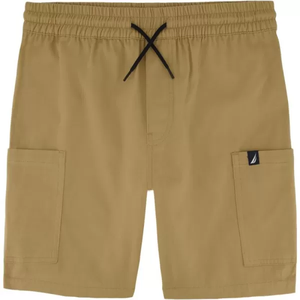 Nautica Boys Stretch Pullon Cargo Shorts Drawstring ClosureSandy Bar