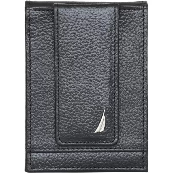 Nautica Classic JClass Leather Bifold WalletNautica Classic Jclass Leather Front Pocket Wallet Black