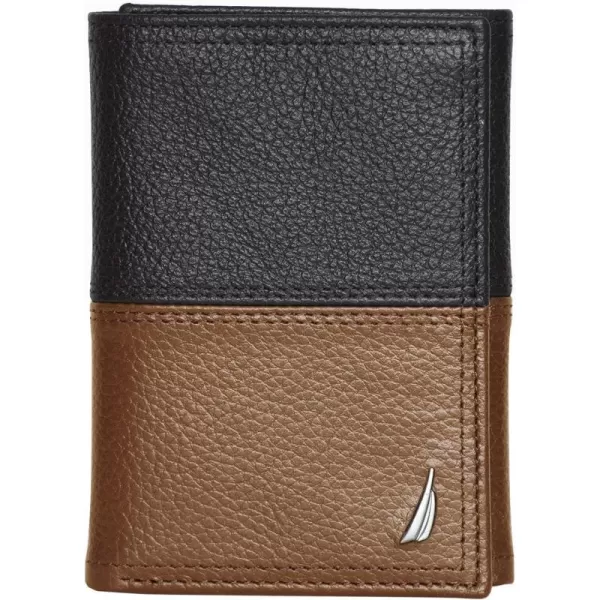 Nautica Classic JClass Leather Bifold WalletNautica Mens Trifold Belt BlackCognac