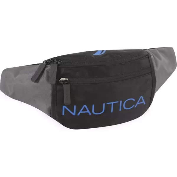 Nautica Fanny Pack Black BlueBlack Blue