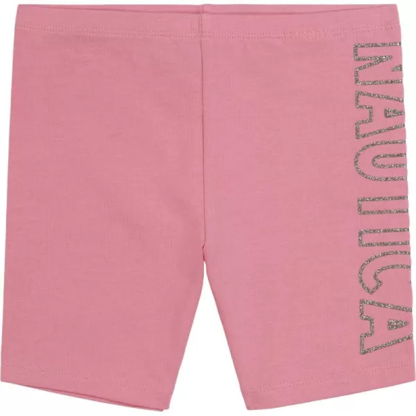 Nautica Girls Active Bike Shorts Soft amp Stretchy Spandex with Flat Waistband amp Logo DesignPink Heart