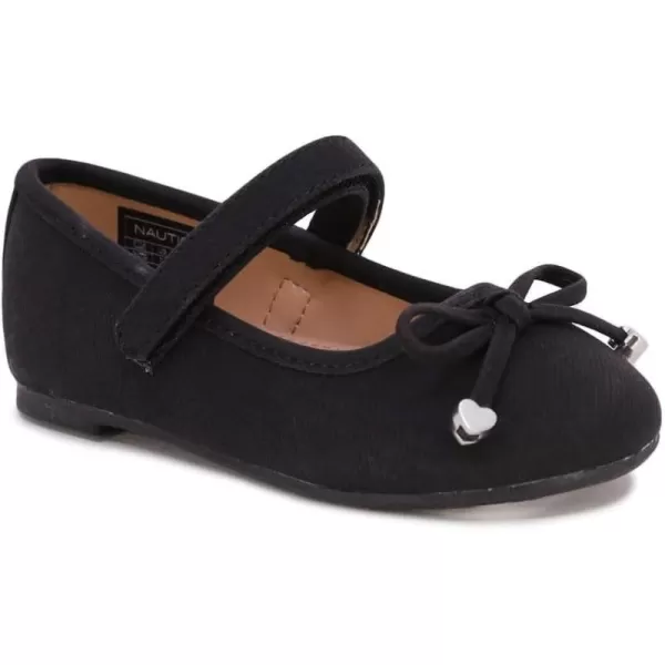 Nautica Girls Classic Mary Jane Oxford School Shoe  Perfect for Toddlers Little Kids and Big KidsBlack Alonna Toddler