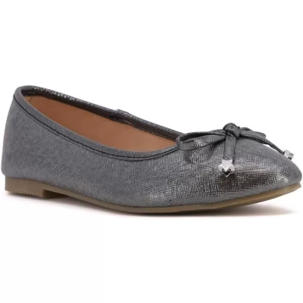 Nautica Girls Classic Mary Jane Oxford School Shoe  Perfect for Toddlers Little Kids and Big KidsGrey Alonna