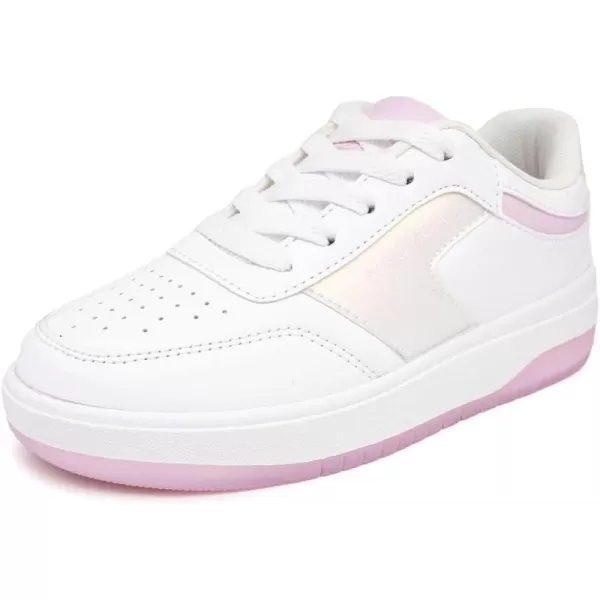 Nautica Girls Fashion Shoe  Trendy LowTop Tennis Sneakers with Stylish Fashion Blend for Big  Little Kids LaceUp and SlipOnBlush Pearlplatform