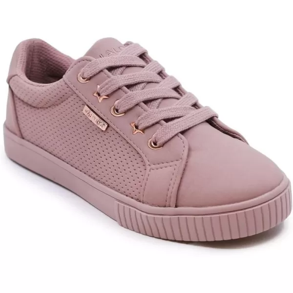 Nautica Girls Fashion Shoe  Trendy LowTop Tennis Sneakers with Stylish Fashion Blend for Big  Little Kids LaceUp and SlipOnDark Mauve