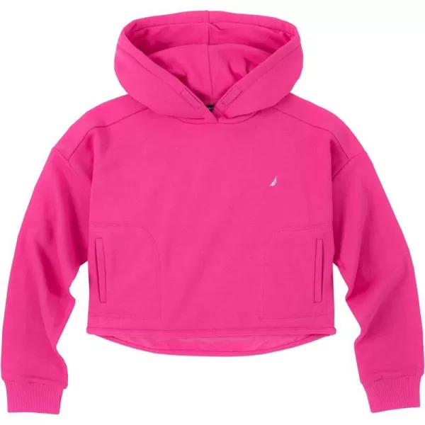 Nautica Girls Fleece FullZip Hoodie SweatshirtRose Pullover