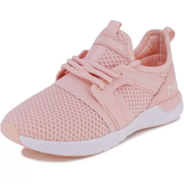 Nautica Girls Kids Sneakers Athletic Fashion LaceUp Tennis Sports Running ShoesBig Kid Little Kid ToddlerParks Youth Blush