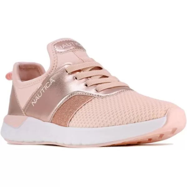 Nautica Girls Kids Sneakers Athletic Fashion LaceUp Tennis Sports Running ShoesBig Kid Little Kid ToddlerPink Rose Goldjuni