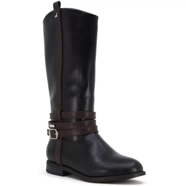 Nautica Girls Knee High Fashion Riding Boots YouthToddlerBig KidsLittle KidsToddlerAdira Black Brown