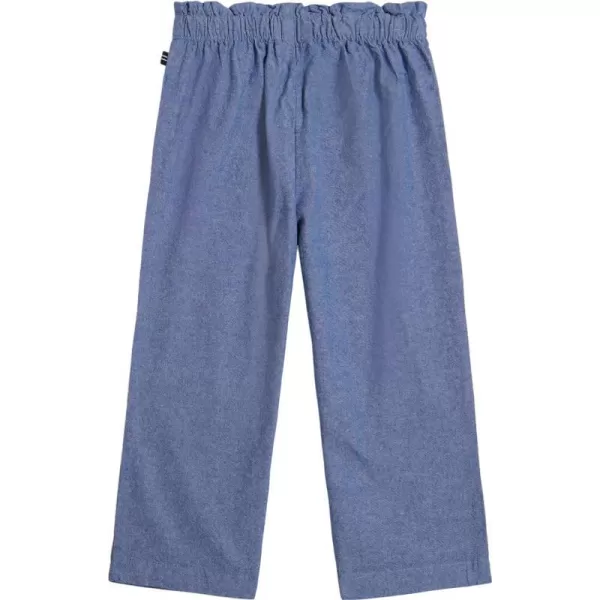 Nautica Girls Lightweight Wide Leg Chambray PantsChambray Wash