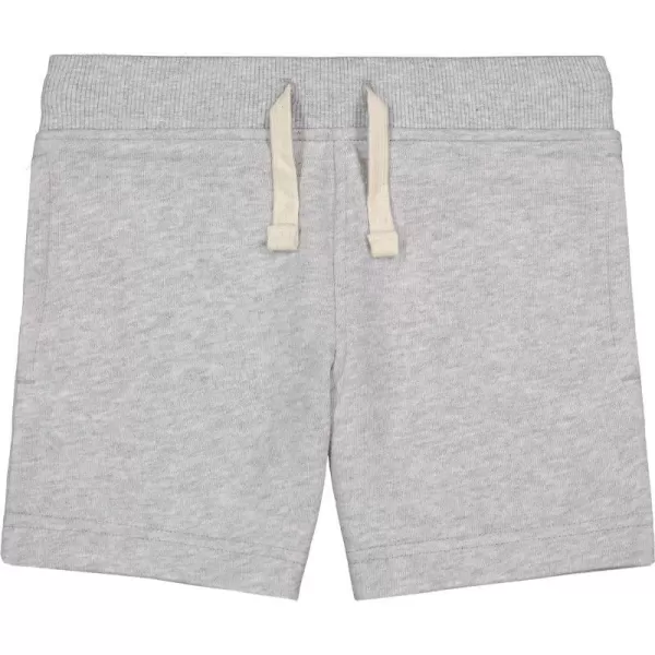 Nautica Girls Pullon Fleece Short with Drawstring amp Front PocketsGrey Heather