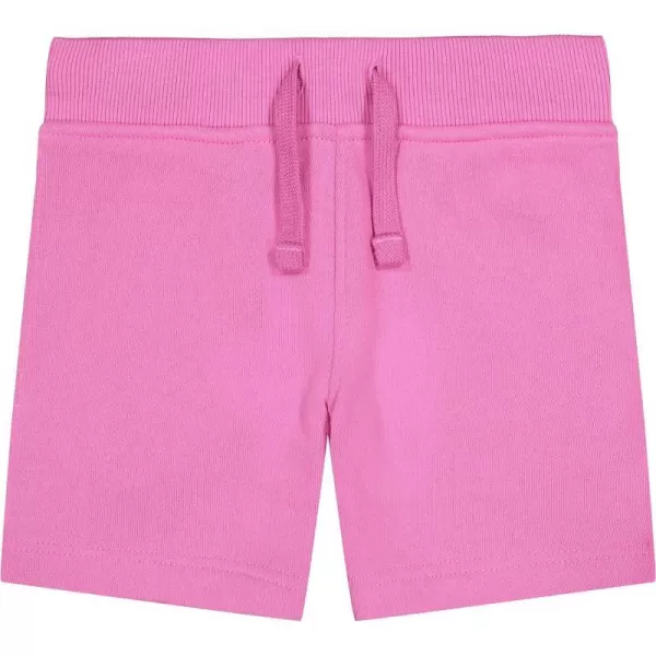 Nautica Girls Pullon Fleece Short with Drawstring amp Front PocketsRose