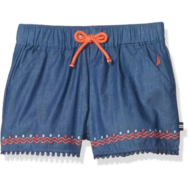 Nautica Girls Pullon Lightweight Chambray ShortsNautica Girls Pullon Lightweight Chambray Shorts