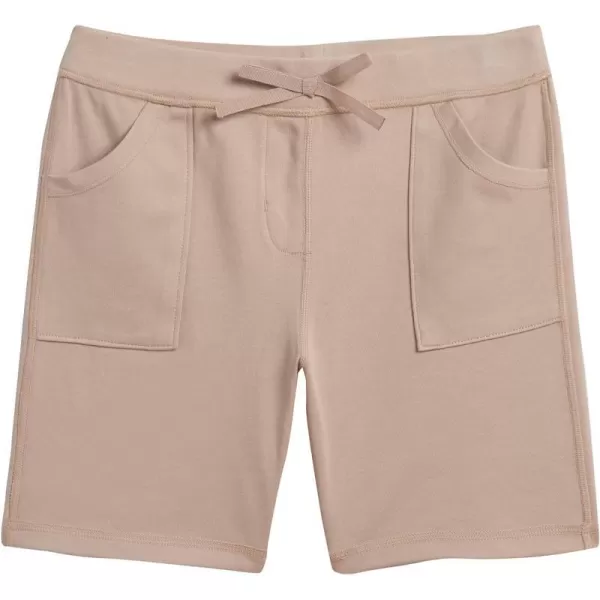 Nautica Girls School Uniform SensoryFriendly Soft Pullon ShortKhaki