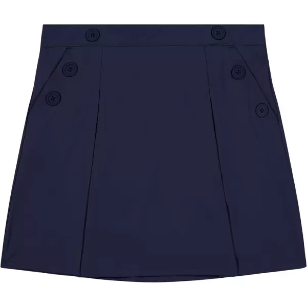 Nautica Girls School Uniform Stretch Poplin ScooterNavy