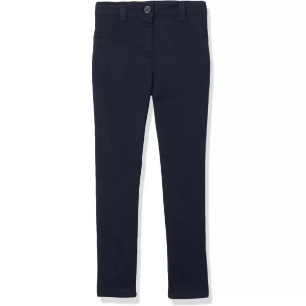 Nautica Girls School Uniform Stretch Twill Skinny Leg PantNavy