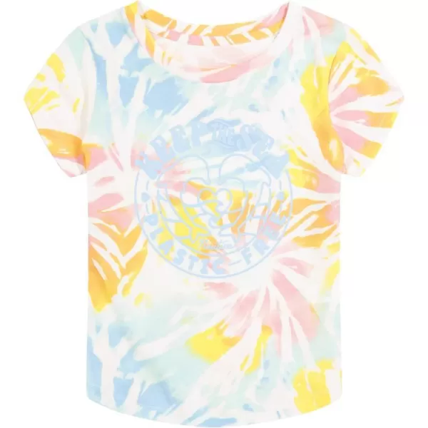 Nautica Girls Short Sleeve TShirt with Fun Graphic Design Cotton Tee with Tagless InteriorPalm Tiedye