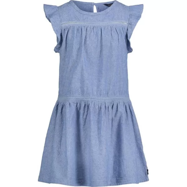 Nautica Girls Short and Long Sleeve Shirt Dress Chambray  Dark Denim ColorsMedium Chambray H06g