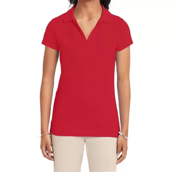 Nautica Juniors Uniform Short Sleeve Performance PoloRed