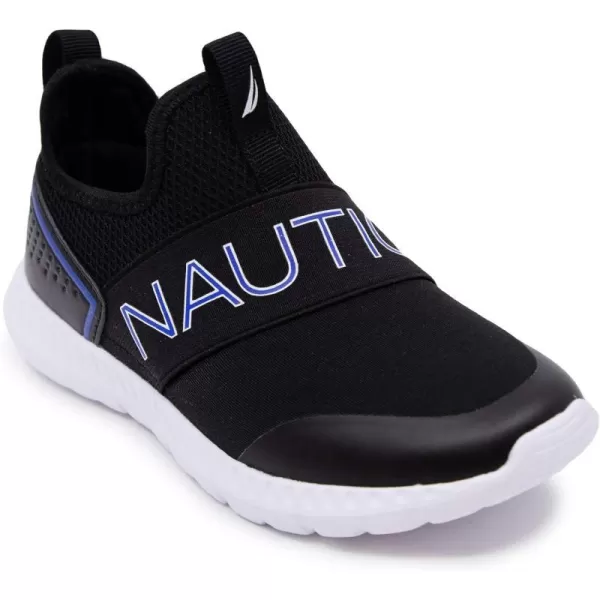 Nautica Kids Boys Youth Athletic Fashion Sneaker Running Shoe Slip On Little KidBig KidAloisblackCobalt