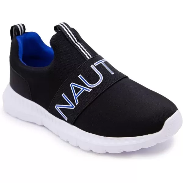 Nautica Kids Boys Youth Athletic Fashion Sneaker Running Shoe Slip On Little KidBig KidBlack Cobalt White