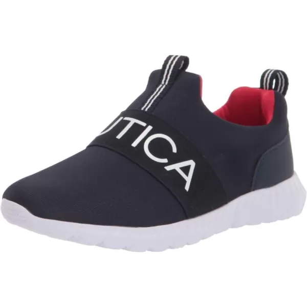 Nautica Kids Boys Youth Athletic Fashion Sneaker Running Shoe Slip On Little KidBig KidNavy