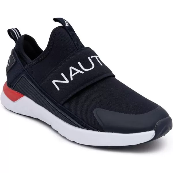 Nautica Kids Boys Youth Athletic Fashion Sneaker Running Shoe Slip On Little KidBig KidNavybolton